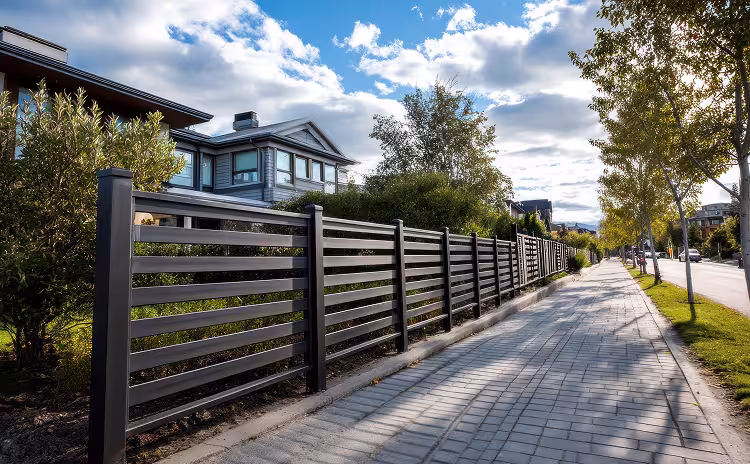 Fence for property