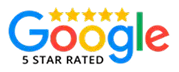 Google 5 star rating badge